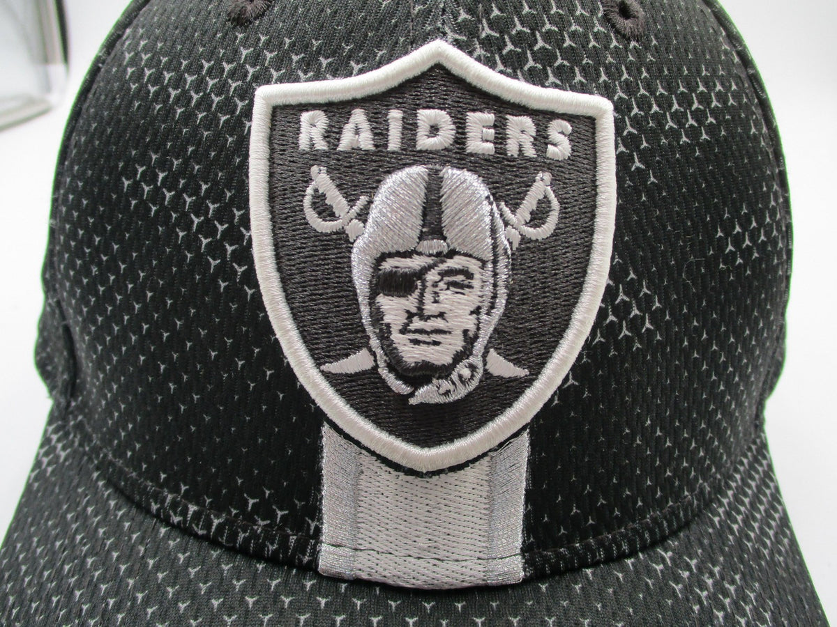 Las Vegas Raiders Hat Cap Fitted Mens Large Black NFL Football New Era 39THIRTY2