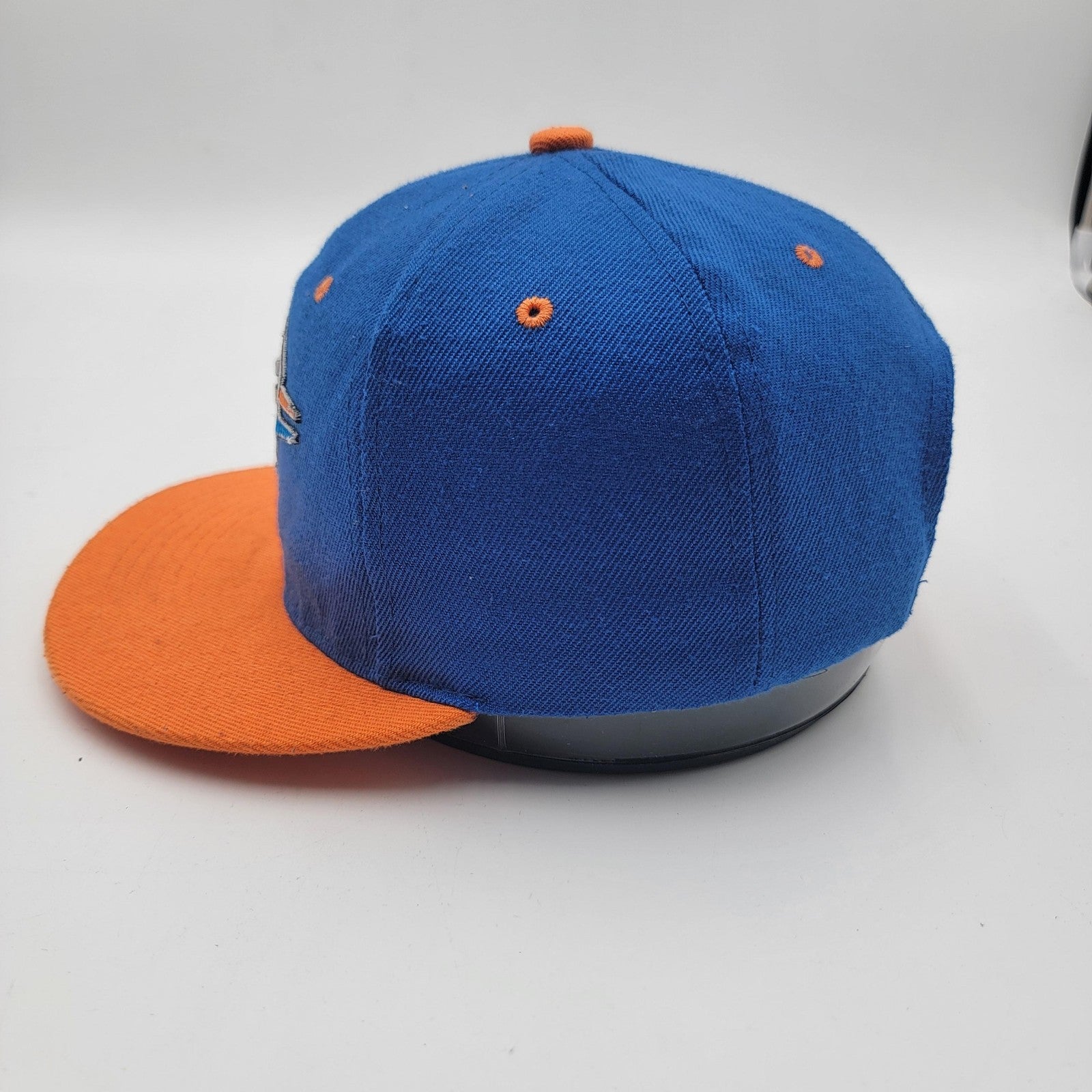 Oklahoma City Thunder Hat Cap Snap Back Blue Orange NBA Basketball Mens1