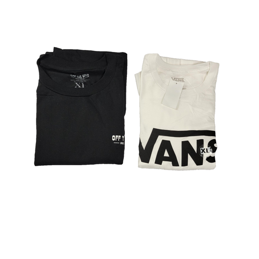 2 Pk DJ John Summit Off the Grid & Vans Off the Wall Men's TShirts Sz XL