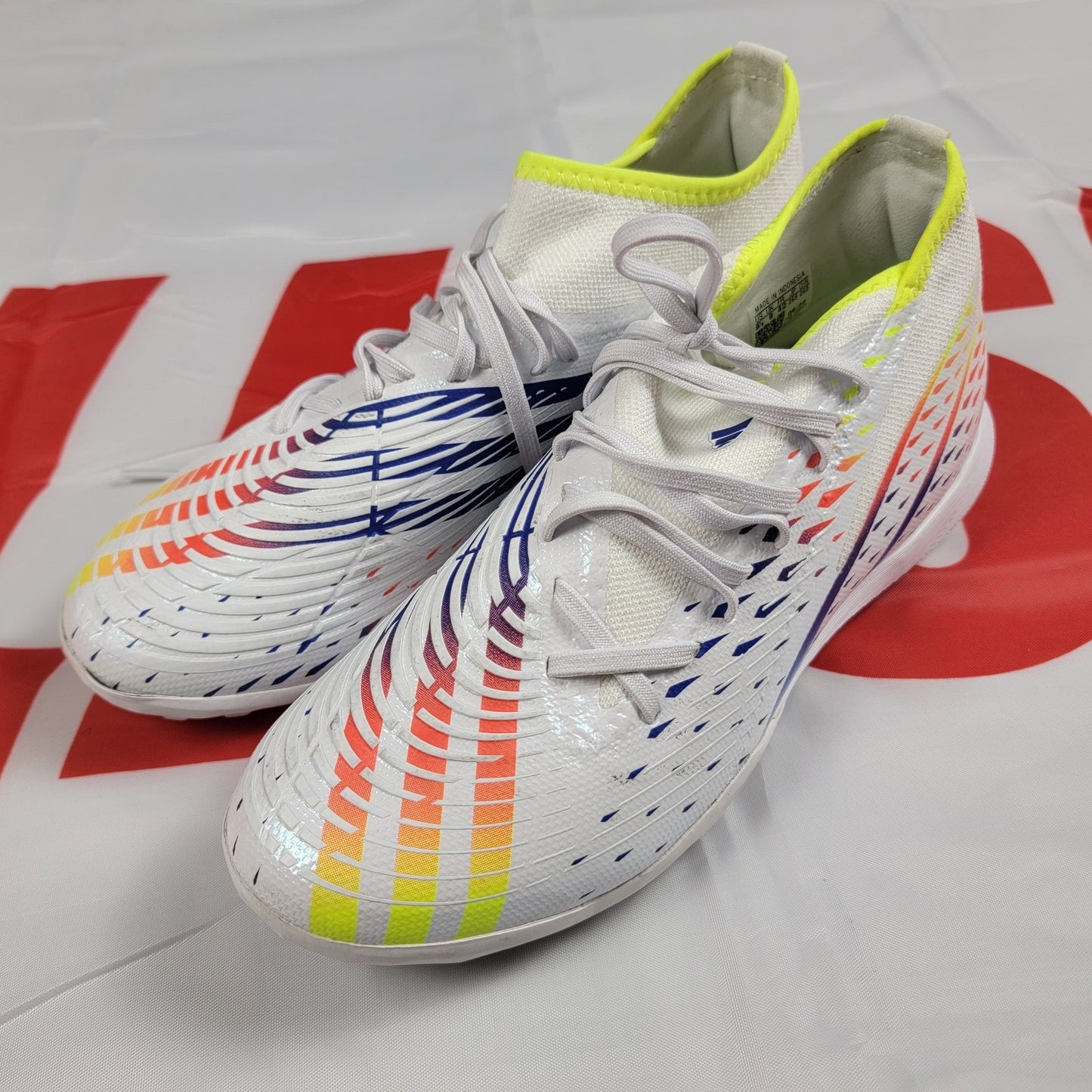 Adidas Predator Edge.3 TF 'Al Rihla Pack  White' Sz 8.5 GW0951
