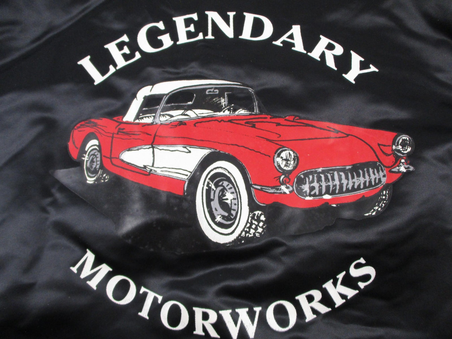 Game Sportswear Jacket Womens Medium Black Nylon Legendary Motorworks Corvette6