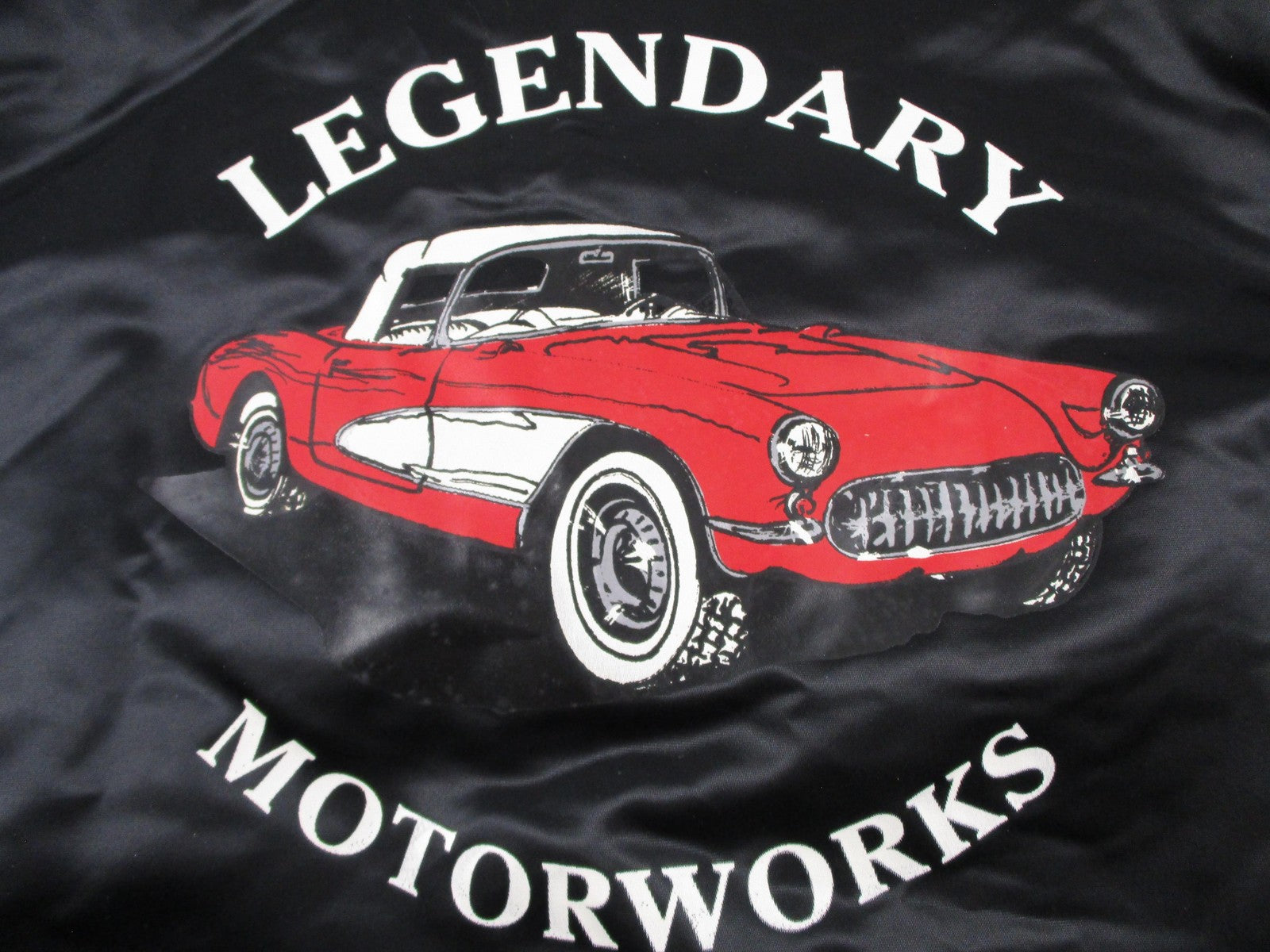 Game Sportswear Jacket Womens Medium Black Nylon Legendary Motorworks Corvette6