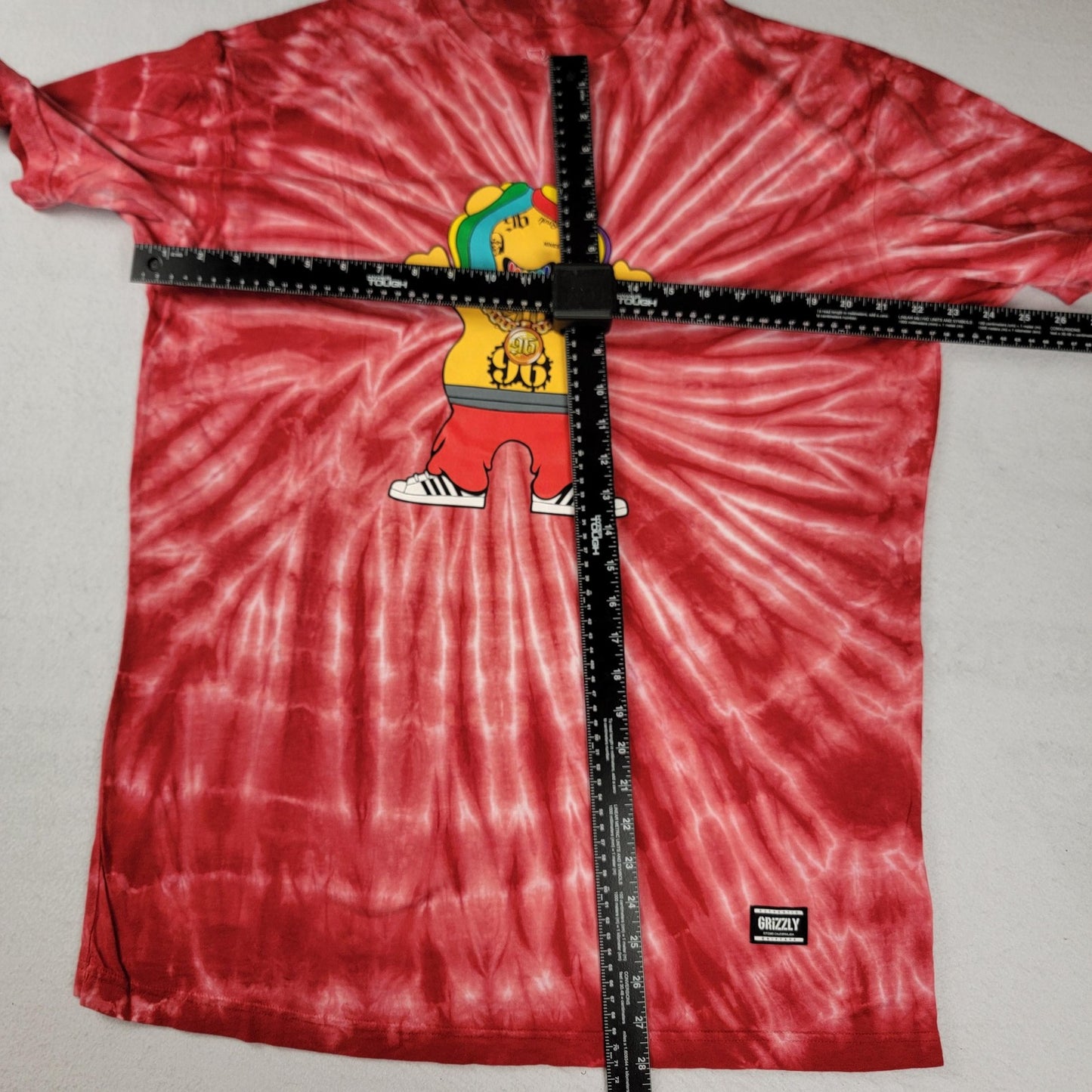 2 Pack Grizzly Grip Tape Tie Dye Tees Sz XL