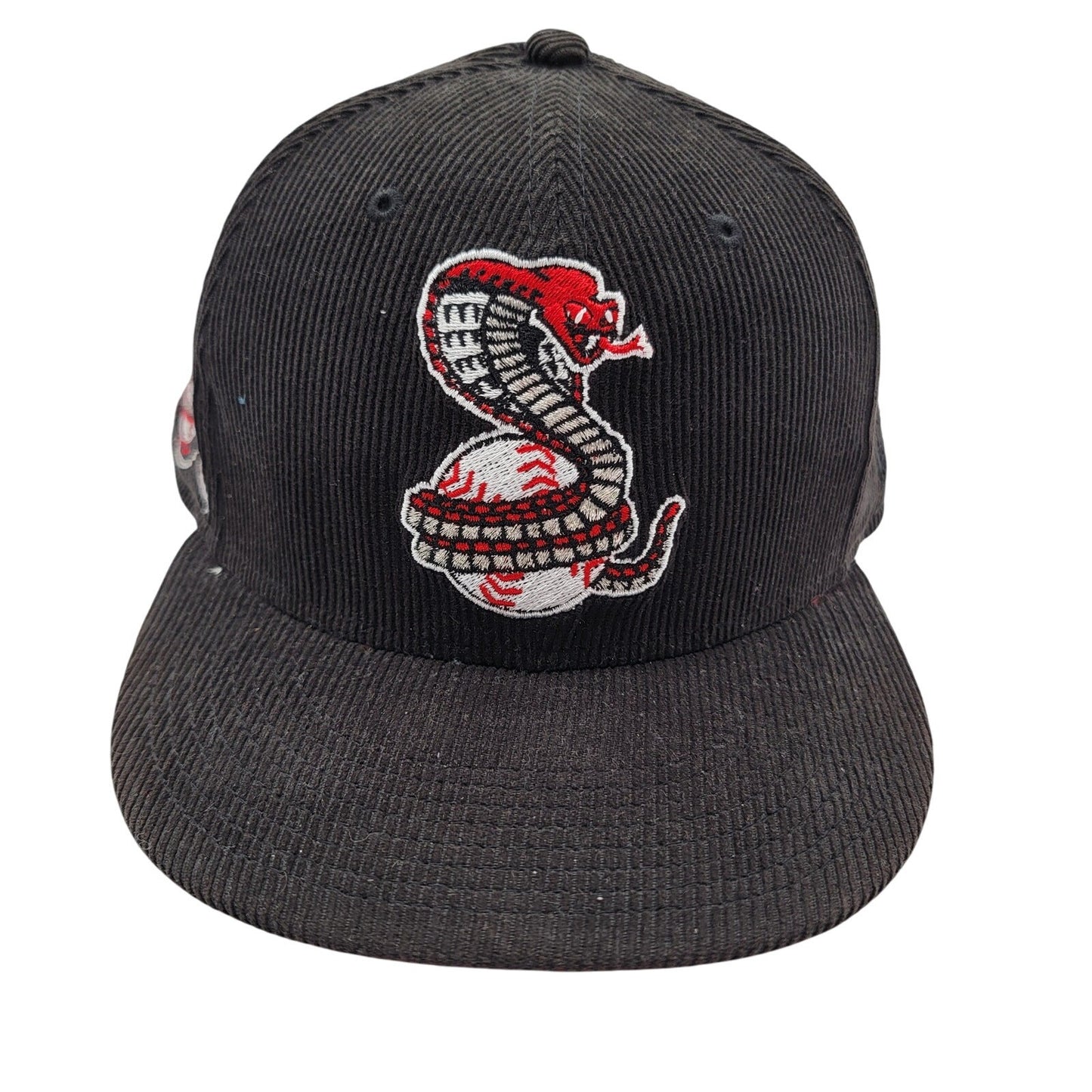 New Era 59FIFTY Kissimmee Cobras MiLB Hat Black Corduroy Fitted 7 5/8 MLB0
