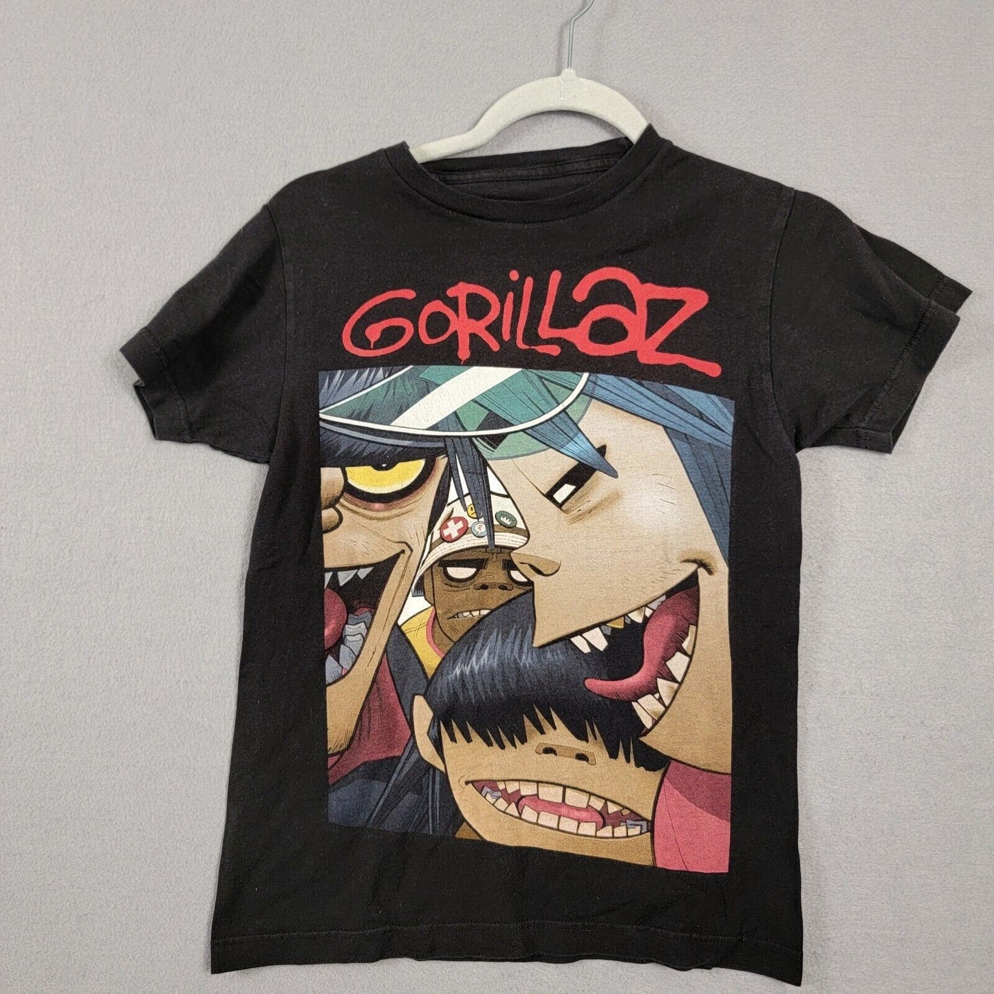 Gorillaz Band TShirt Womens Medium Slim Anime Rare