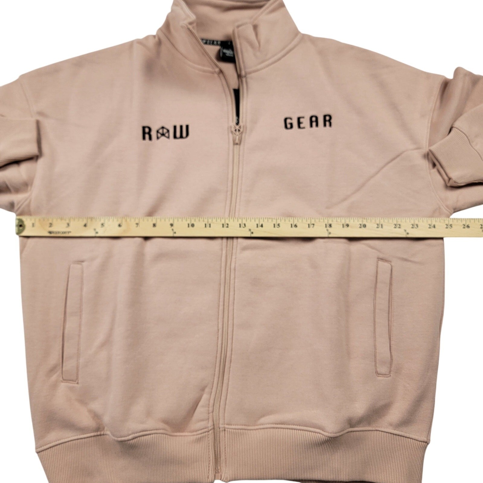 Rawgear RG550 Mens Medium Salmon Full Zip Track Jacket New With Tags