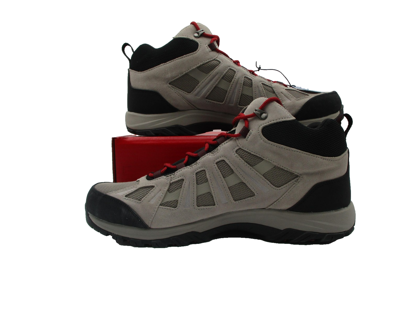 Columbia Hiking Shoes Mens Size 16 Gray Black Waterproof OmniTech BM01680062