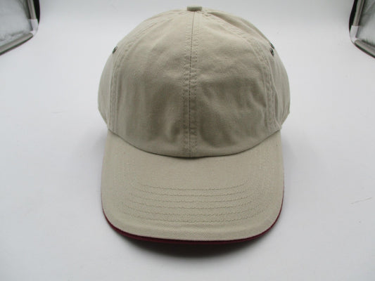 Richardson Hat Cap Strap Back Mens One Size Beige Maroon Baseball Twill 3350