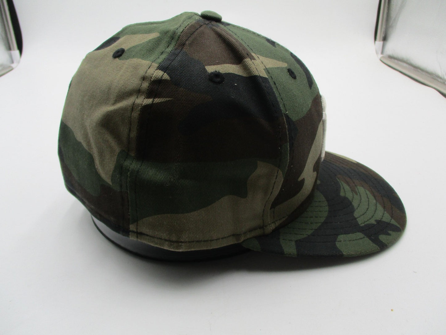 New York Yankees Hat Cap Fitted Mens 7 1/2 Camo MLB Baseball 59FIFTY New Era8