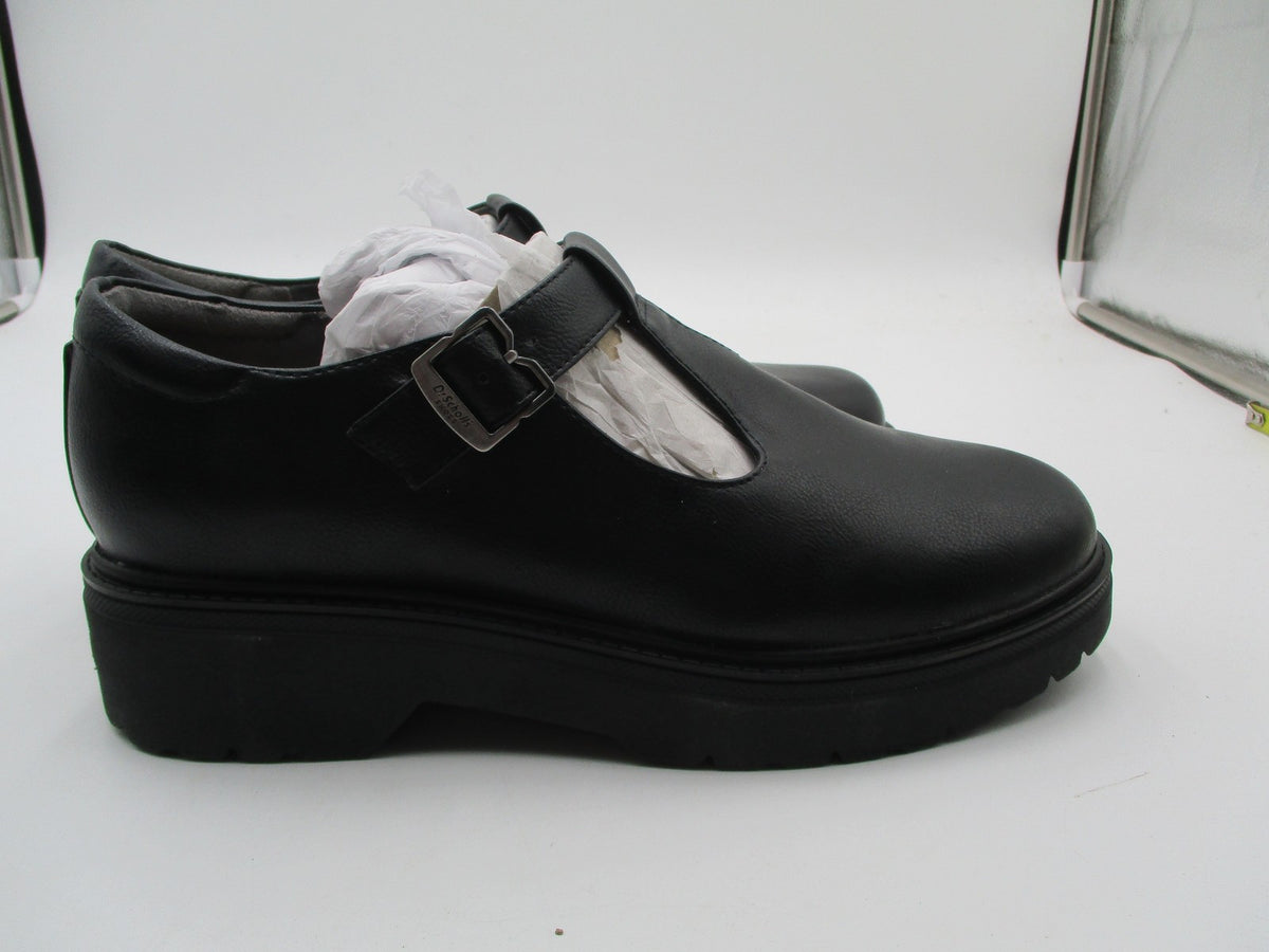 Dr Scholl's Bringitjane Shoes Womens Size 10 Black Mary Jane Flats Comfort Work4