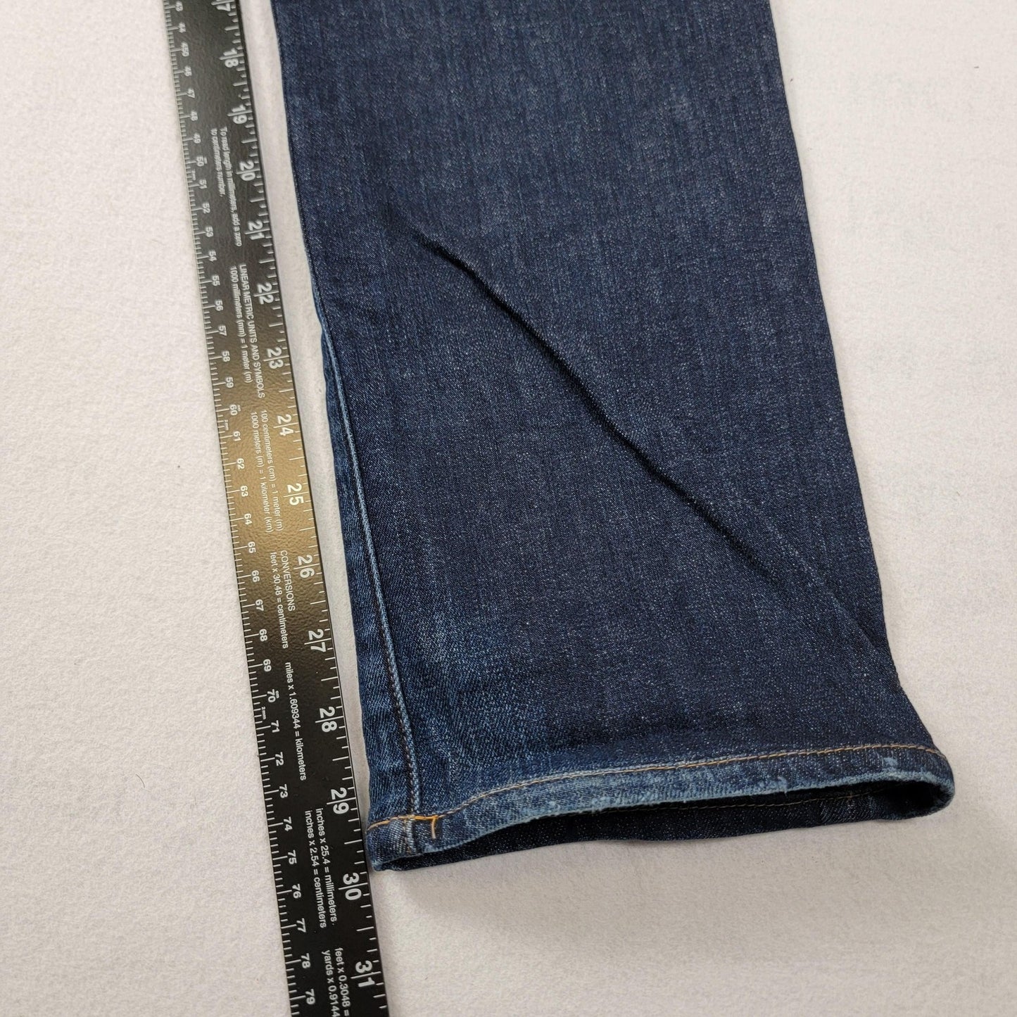J Brand Jeans Mens 32 Blue Kane Slim Straight Stretch Indigo Denim Made USA 11848