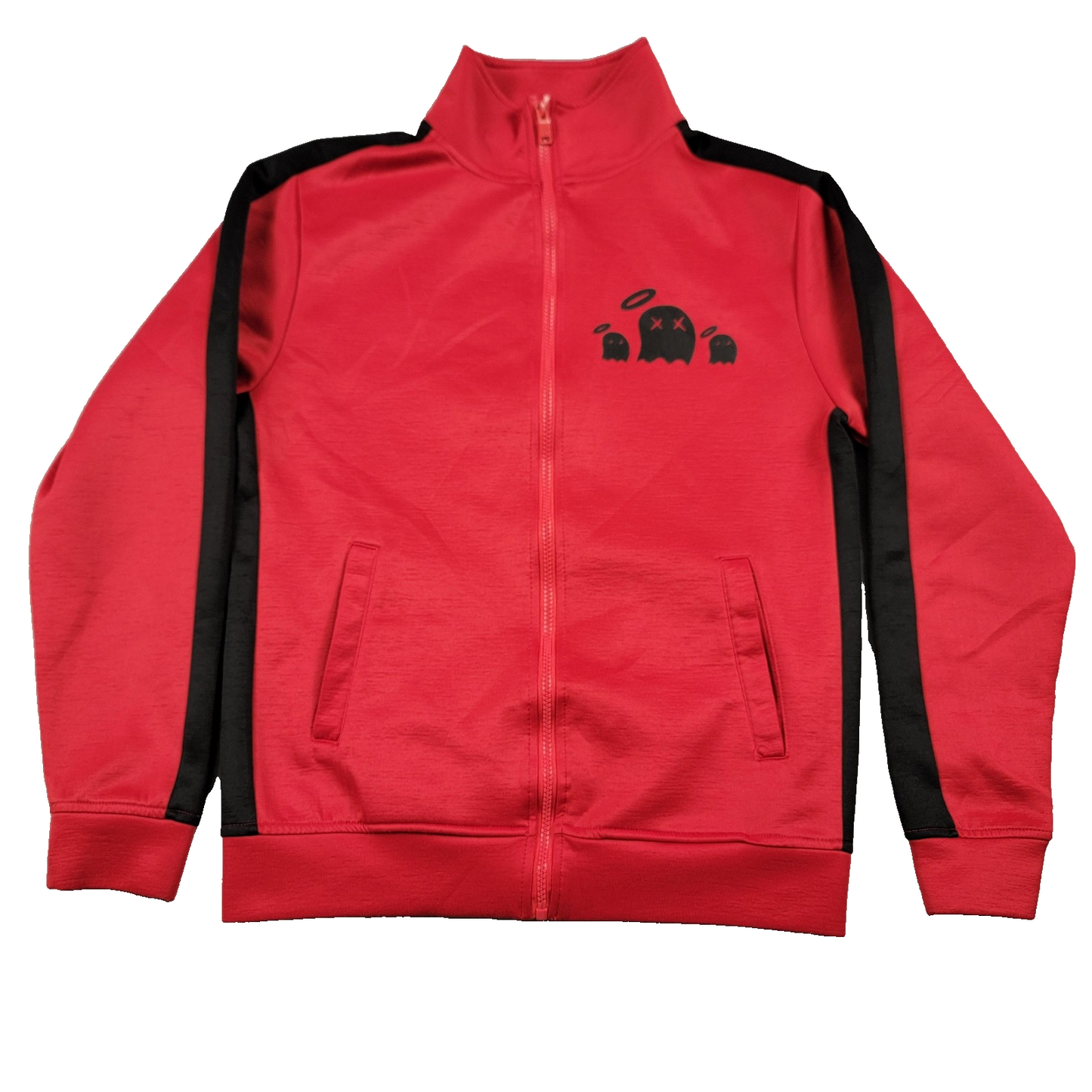 Rebel Minds Track Jacket Small Ghost Graphic Full Zip Streetwear Mens Womens 9430