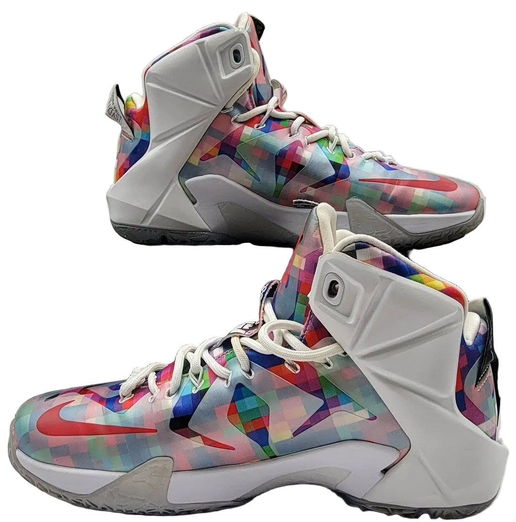 Nike LeBron 12 Ext 'Prism' Sz 7.5 748861900