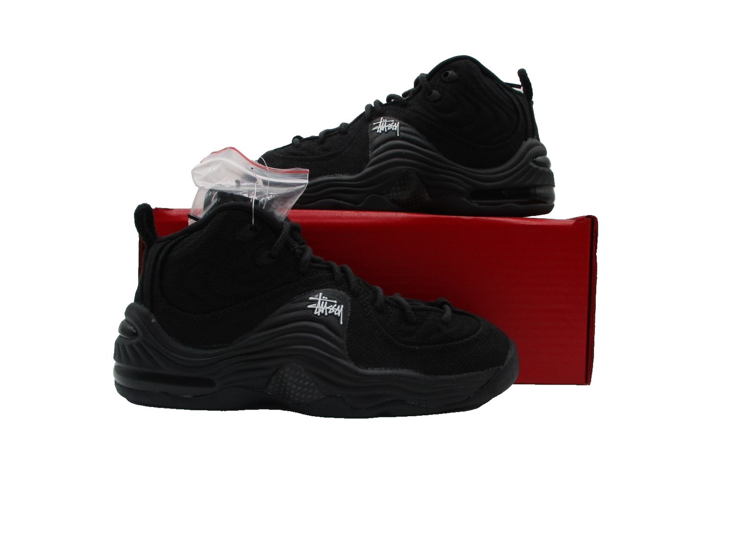 Nike Air Max Penny 2 x Stussy Black/White DQ5674001 Men’s Size 5 New (1C7)0