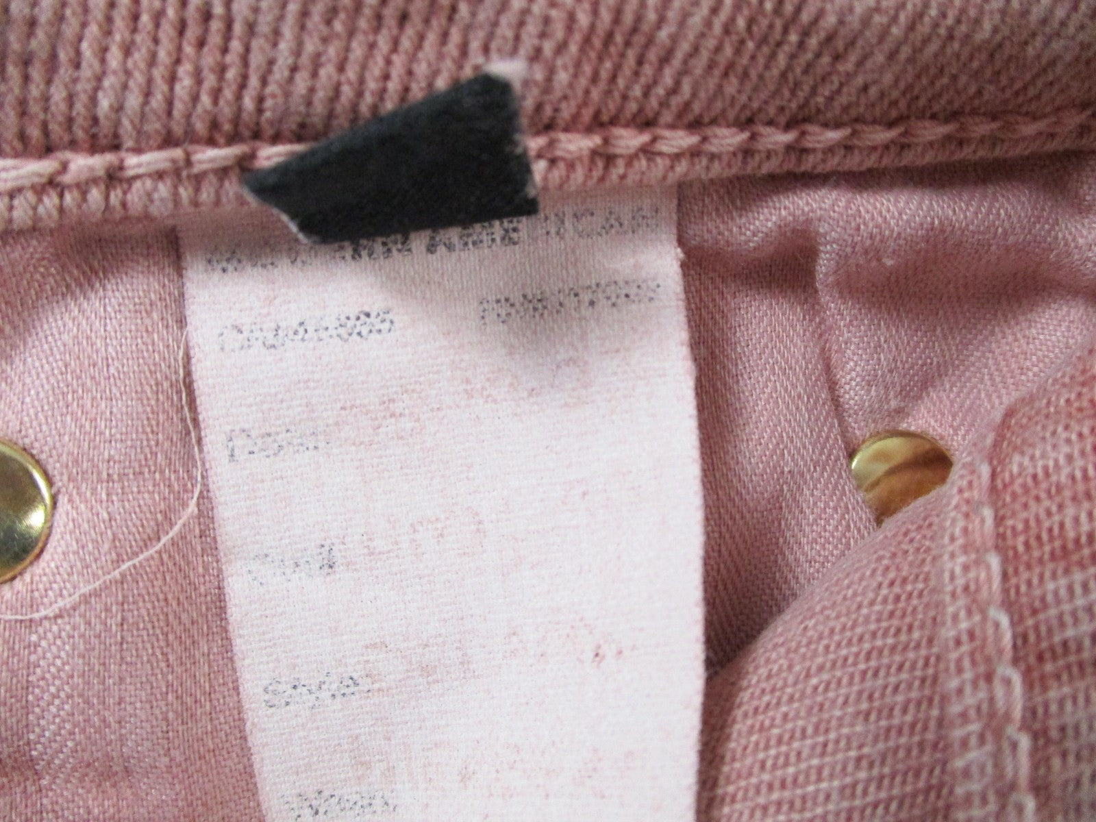 Modern American Delamo Jeans Womens 26 Pink Wide Leg Sherbet Wash Denim