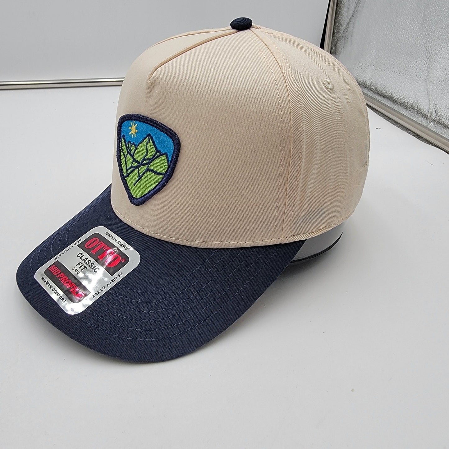 DJ John Summit Off the Grid Otto Snapback Cap Beige/Blue New2