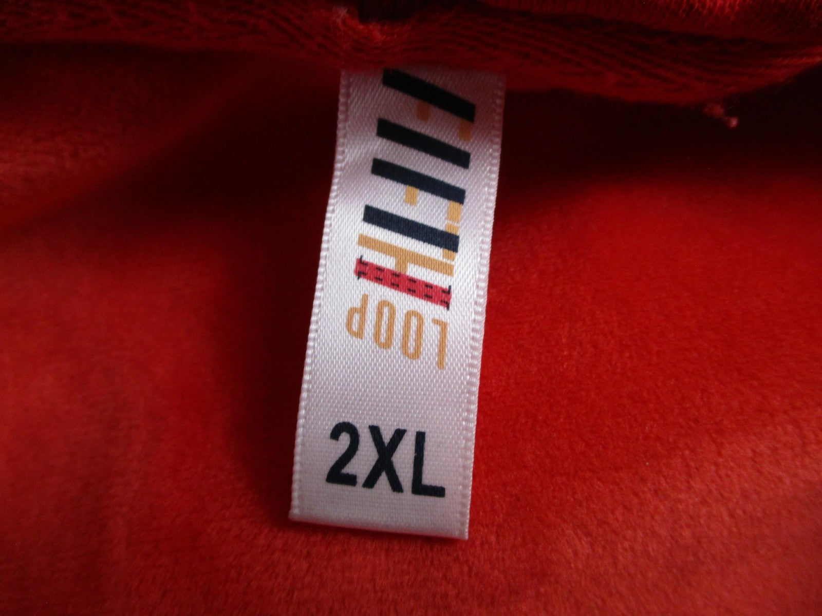 Loop Tracksuit Mens 2XL Red Bitter Sweet Bear Graphic Fleece Hoodie Joggers 16948