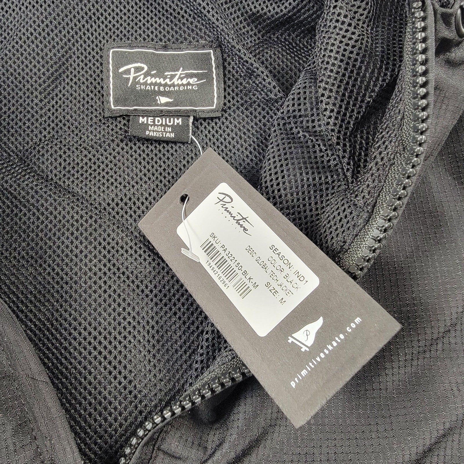 PRIMITIVE x Independent Mens Global Tech Anorak Jacket Sz M