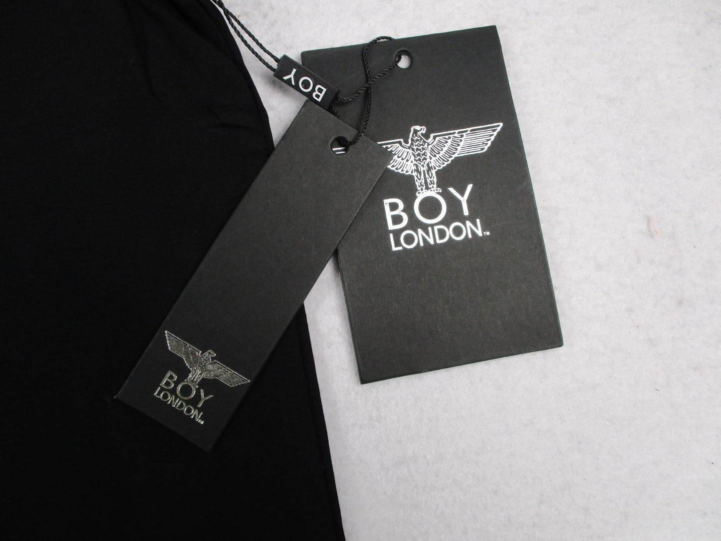 BOY London Shirt Mens Large Black Eagle Logo O Graphic Streetwear Punk Tee 13114