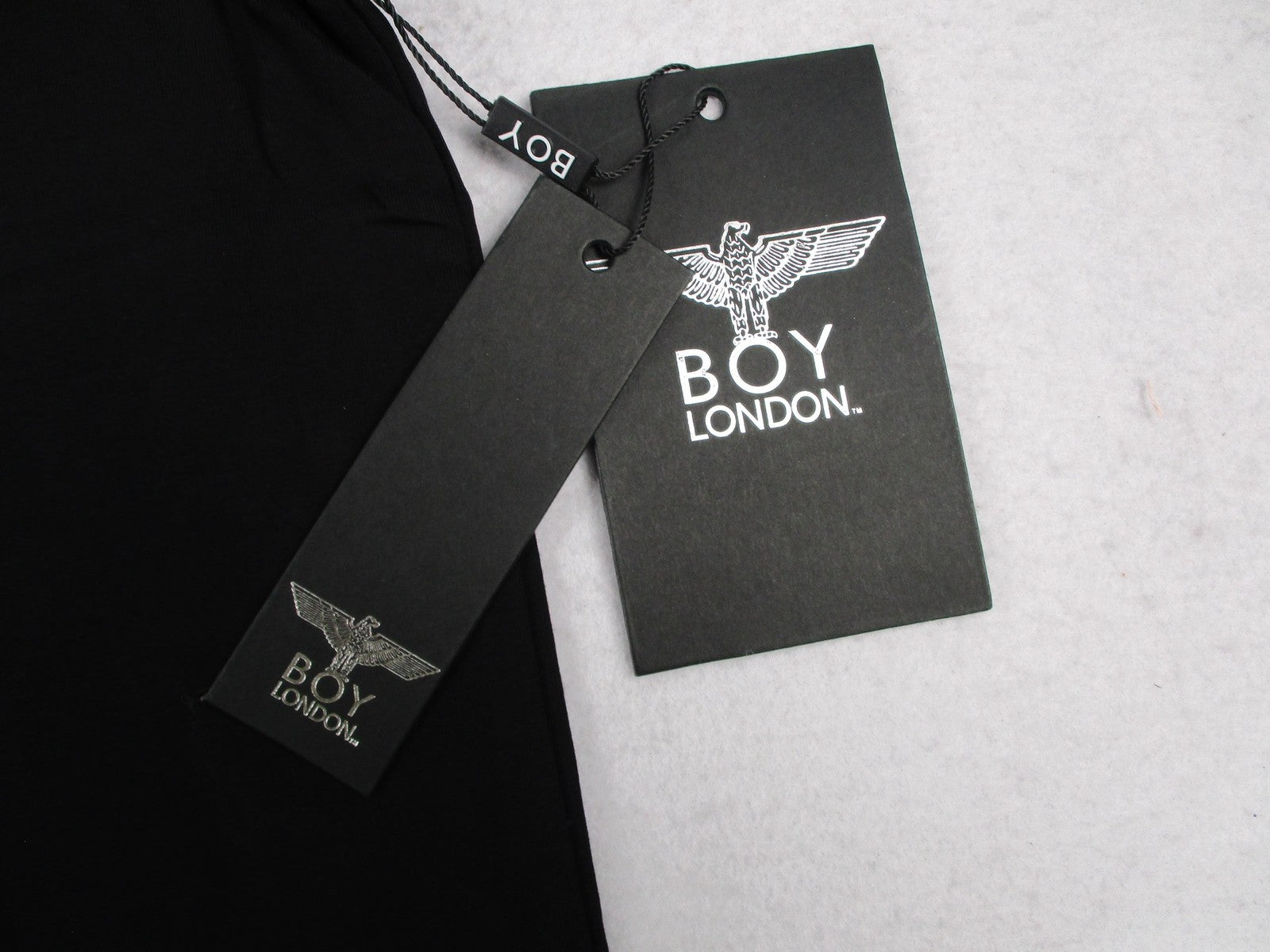 BOY London Shirt Mens Large Black Eagle Logo O Graphic Streetwear Punk Tee 13114