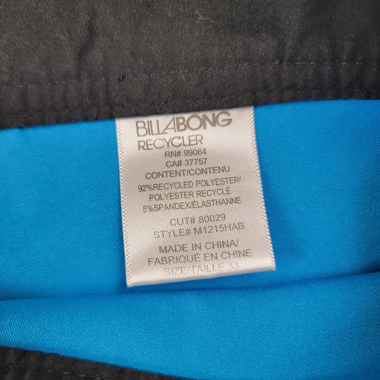 Billabong Men's Blue Shorts  Size 33  Preowned3