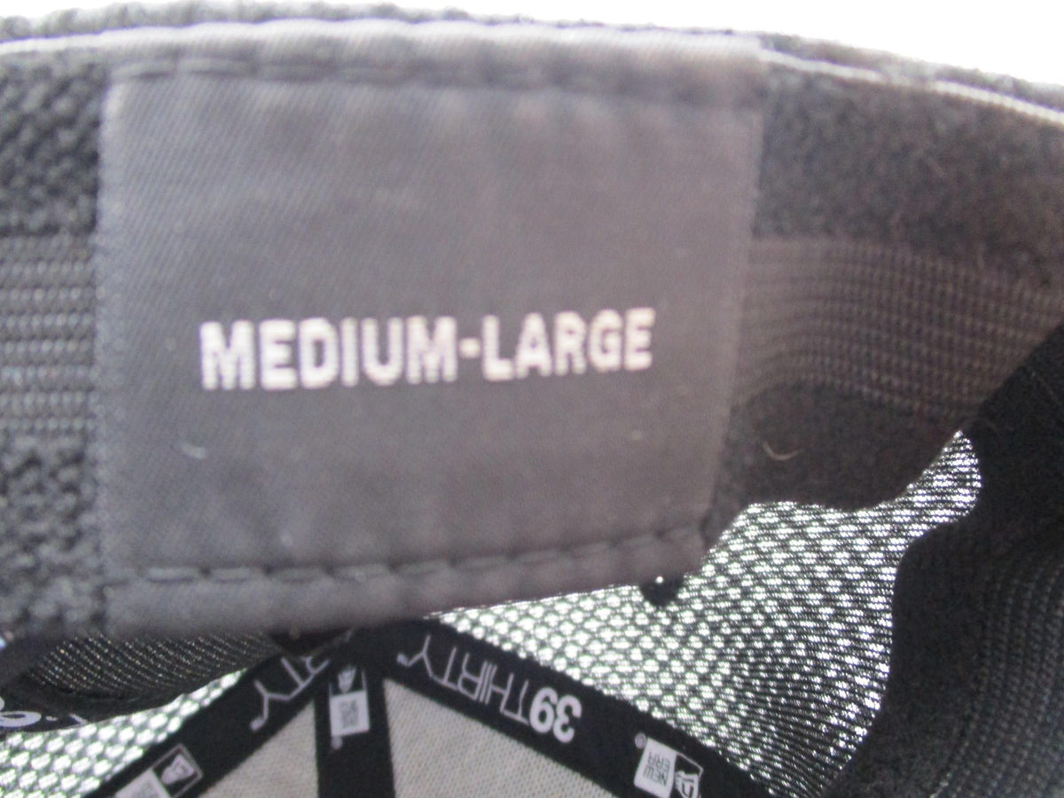 New Era Hat Cap Fitted Mens Large Black NP Pacman 39THIRTY Mesh Nick Pasquale12