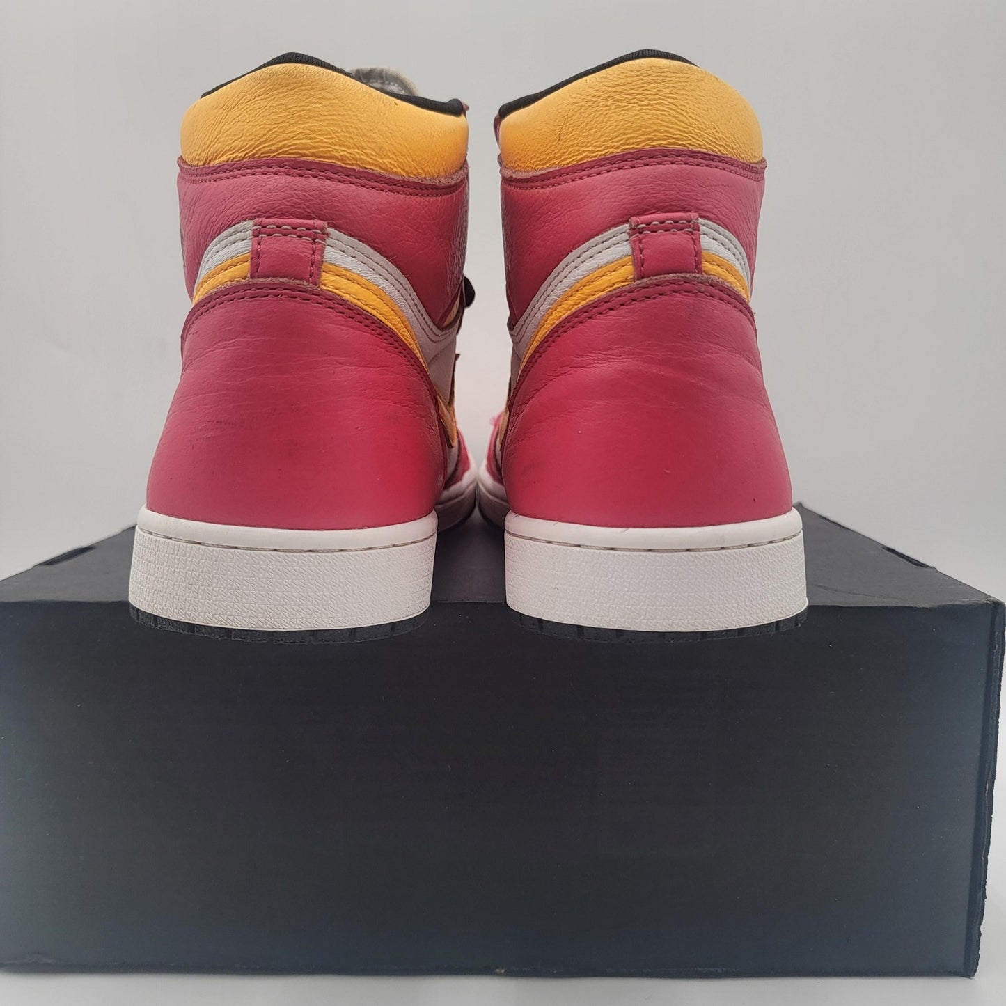 Nike Air Jordan 1 Retro High OG Shoes Mens Sz 13 Light Fusion Red 555088603 1A65