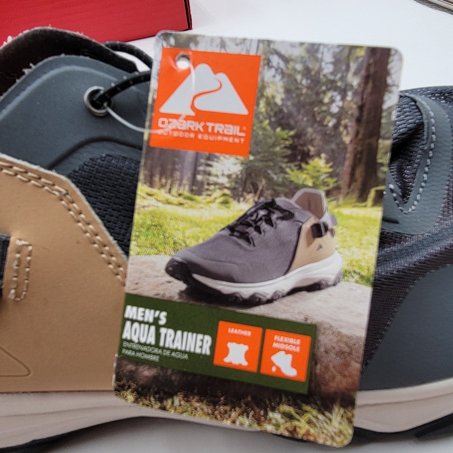 Ozark Trail Aqua Trainer Shoes Mens Size 13 Leather Flexible Midsole Outdoor 2889