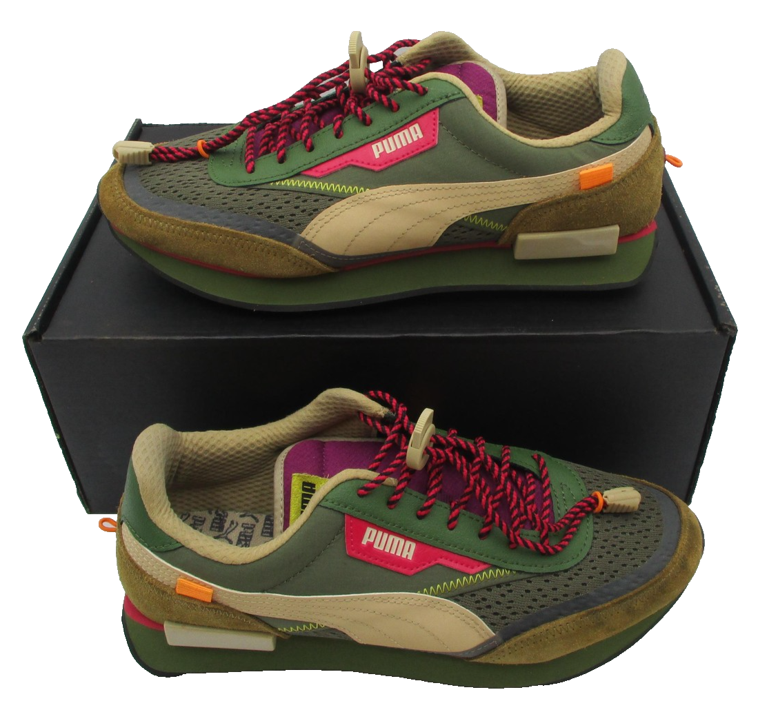 Puma Mens Size 8.5 Multicolor Suede Low Top Athletic Sneakers 38341901 (1S7)3