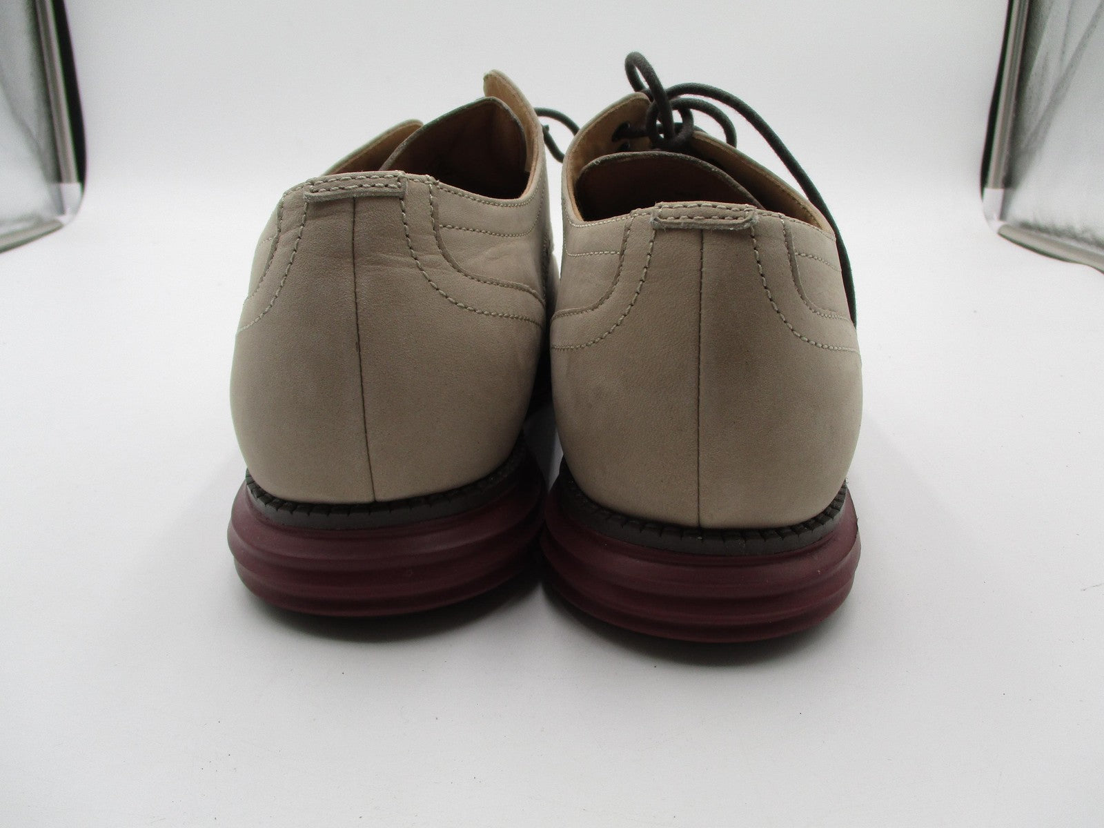Cole Haan OriginalGrand Shoes Mens Size 10.5 Beige Wingtip Brogue Dress Oxford2