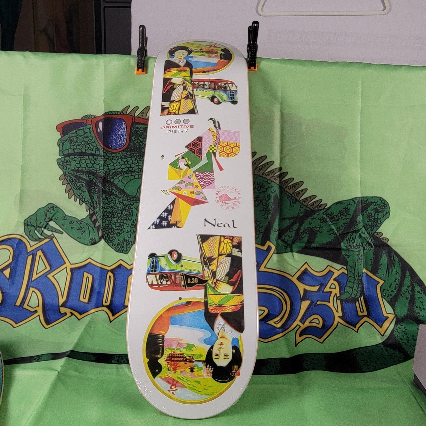 Primitive Skateboard Deck Neal Far East 8.38"2