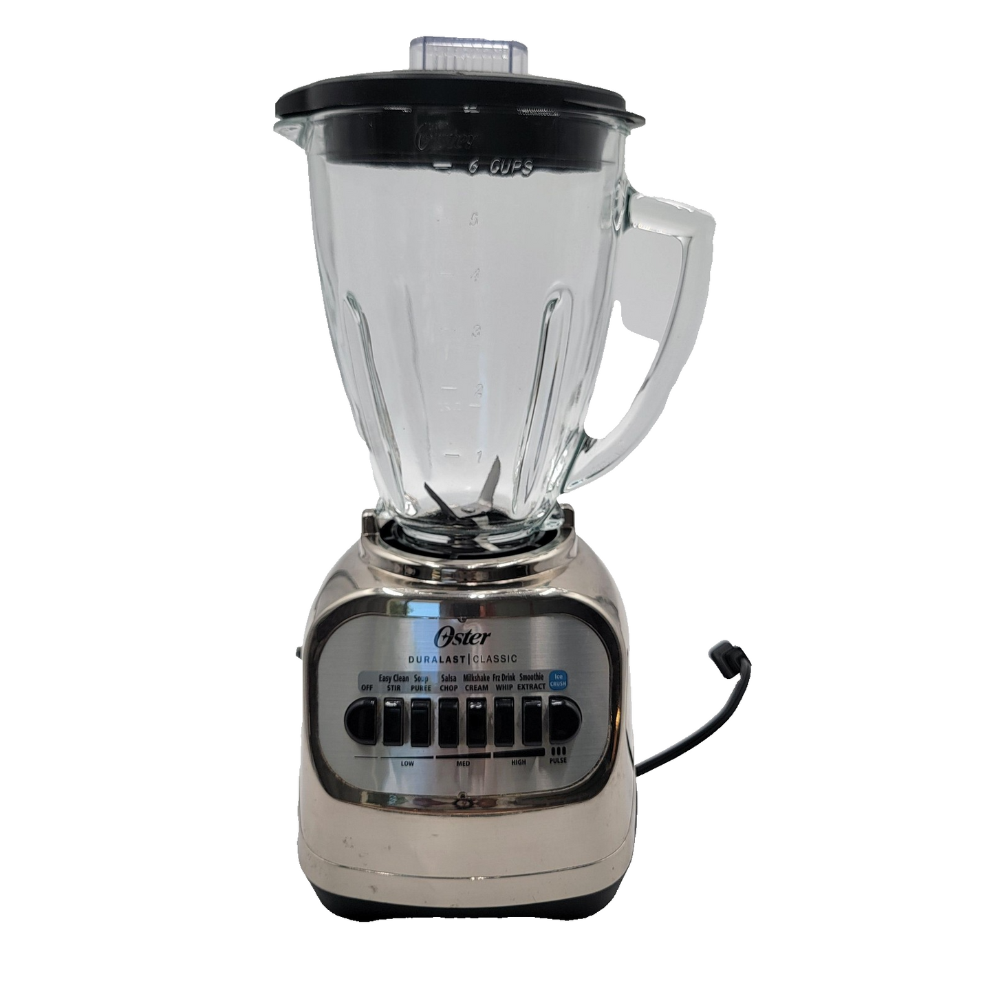 Oster Duralast Classic Glass Jar Blender BLSTCG Ice Crush 8 Speed FOR PARTS ONLY0
