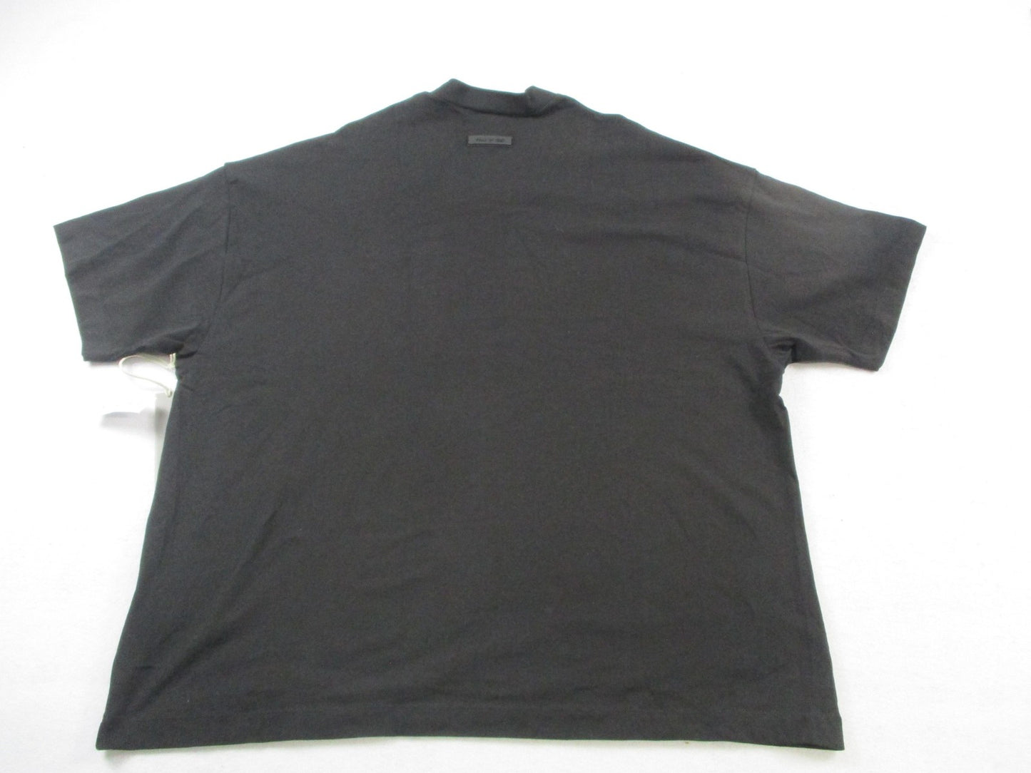 Fear Of God Essentials Shirt Mens Medium Black VNeck Logo Streetwear Tee 13461