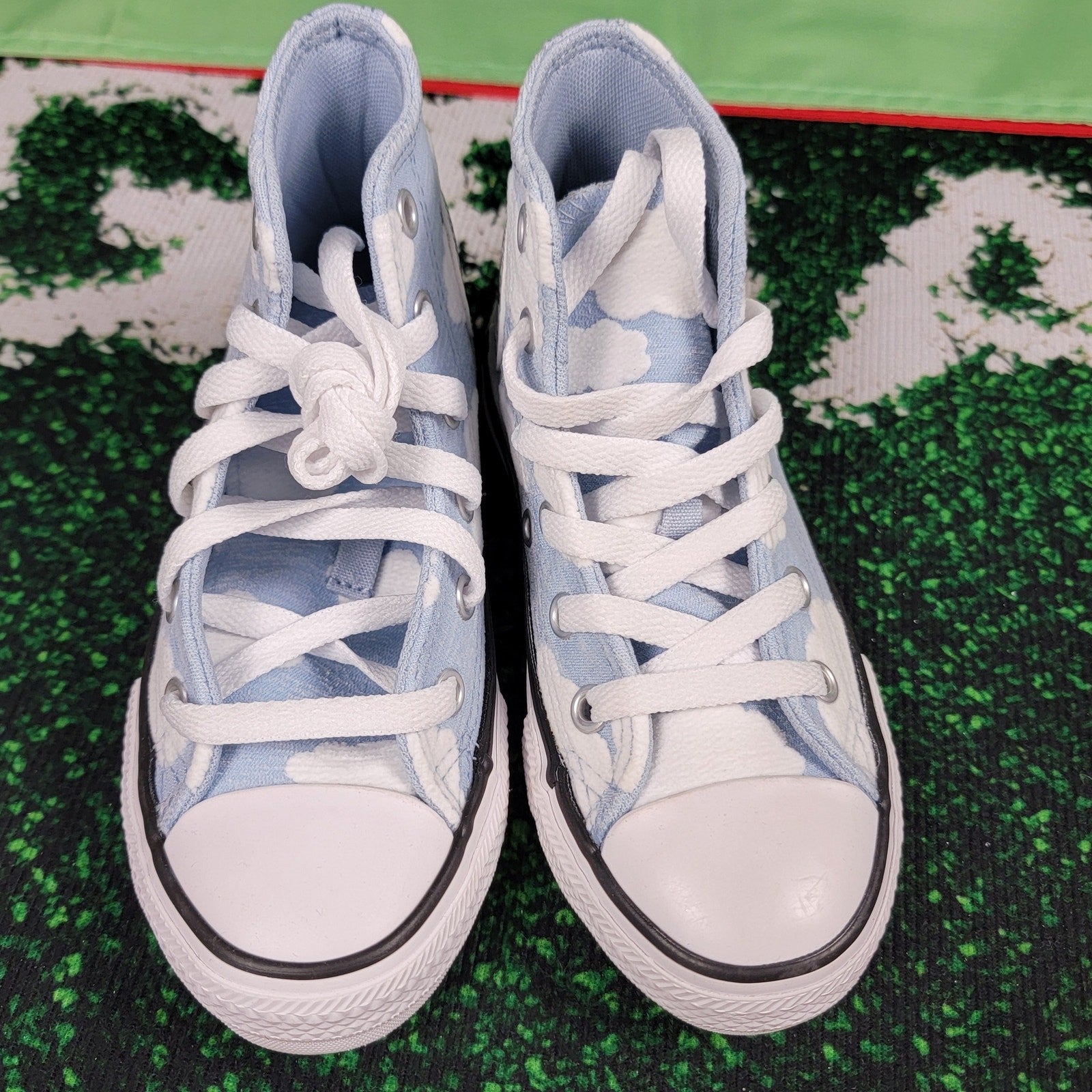 Converse CTAS HI Youth Sz 11 Lt Armory Blue/White A04342F4