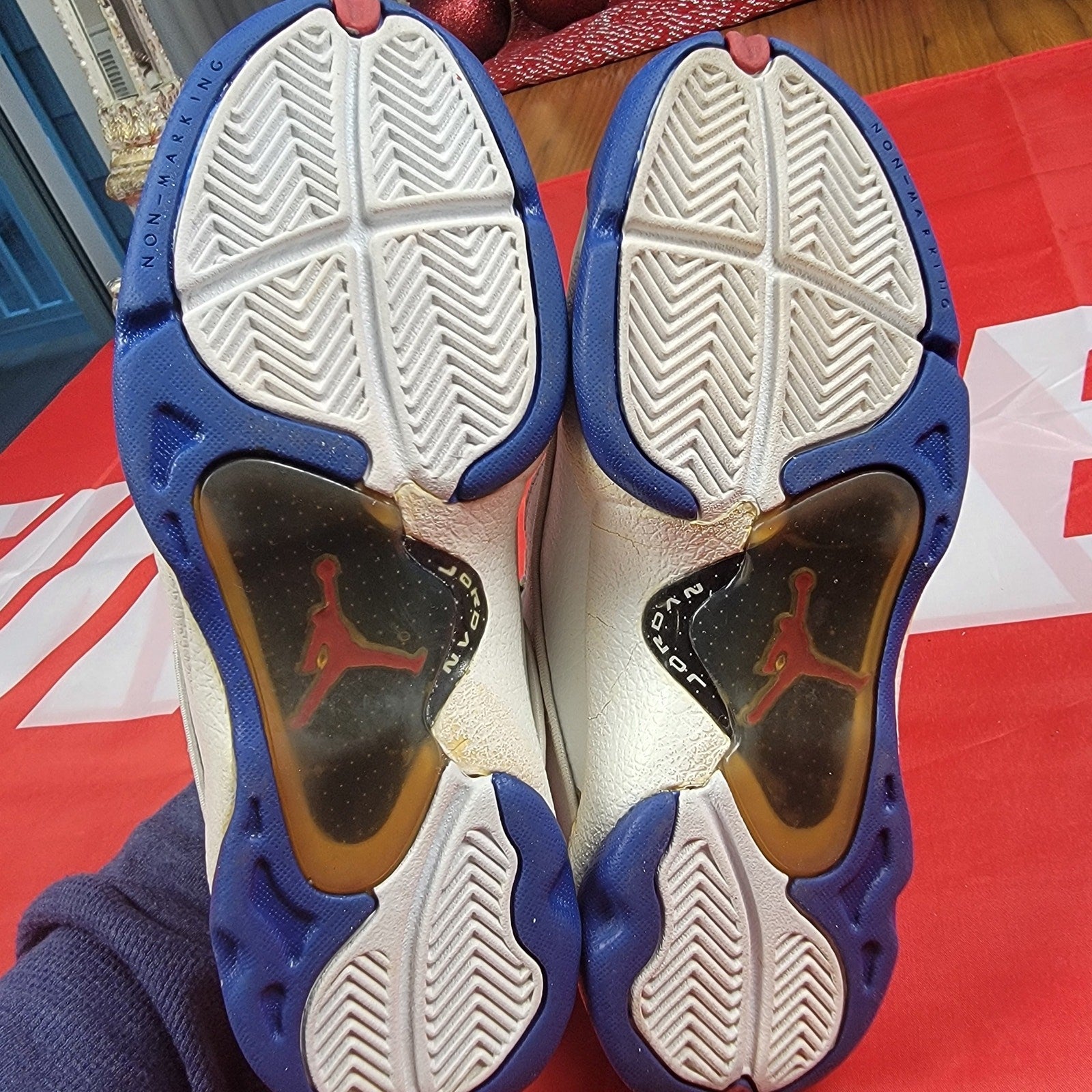 Jordan Jumpman Pro Quick 'White Sport Royal' (GS) Sz 4Y 3082941413