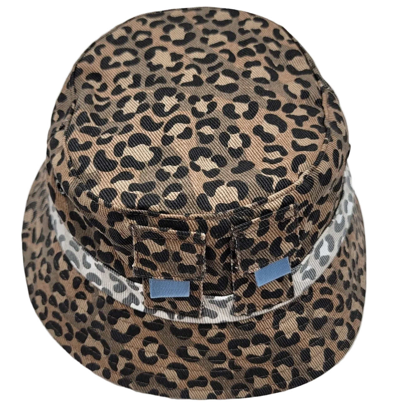 The Hideout Clothing Frosty Tropics Leopard Denim Bucket Hat Only 100 Made2