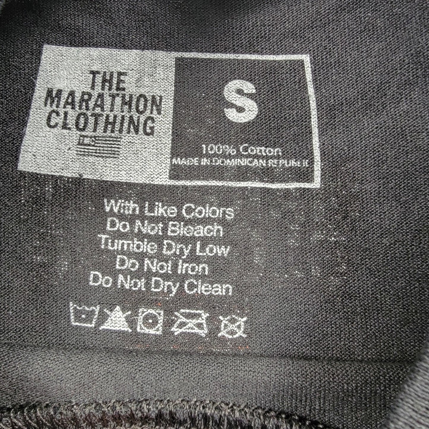 The Marathon Clothing TMC Shirt Mens Small Black Flag Graphic Tee Streetwear2