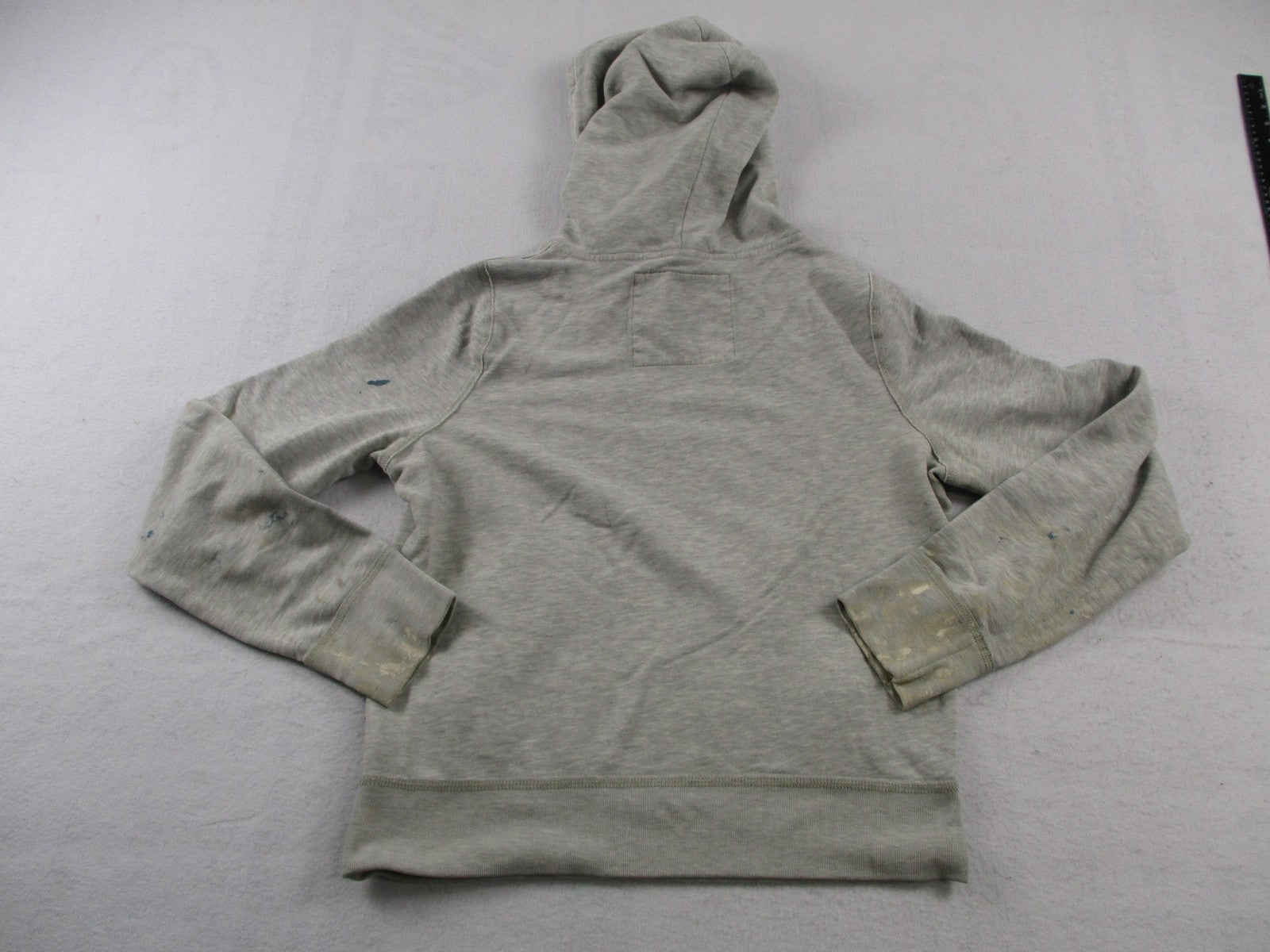 Hollister Hoodie Womens Large Gray Surf Club Graphic Pullover Fleece Sweatshirt1
