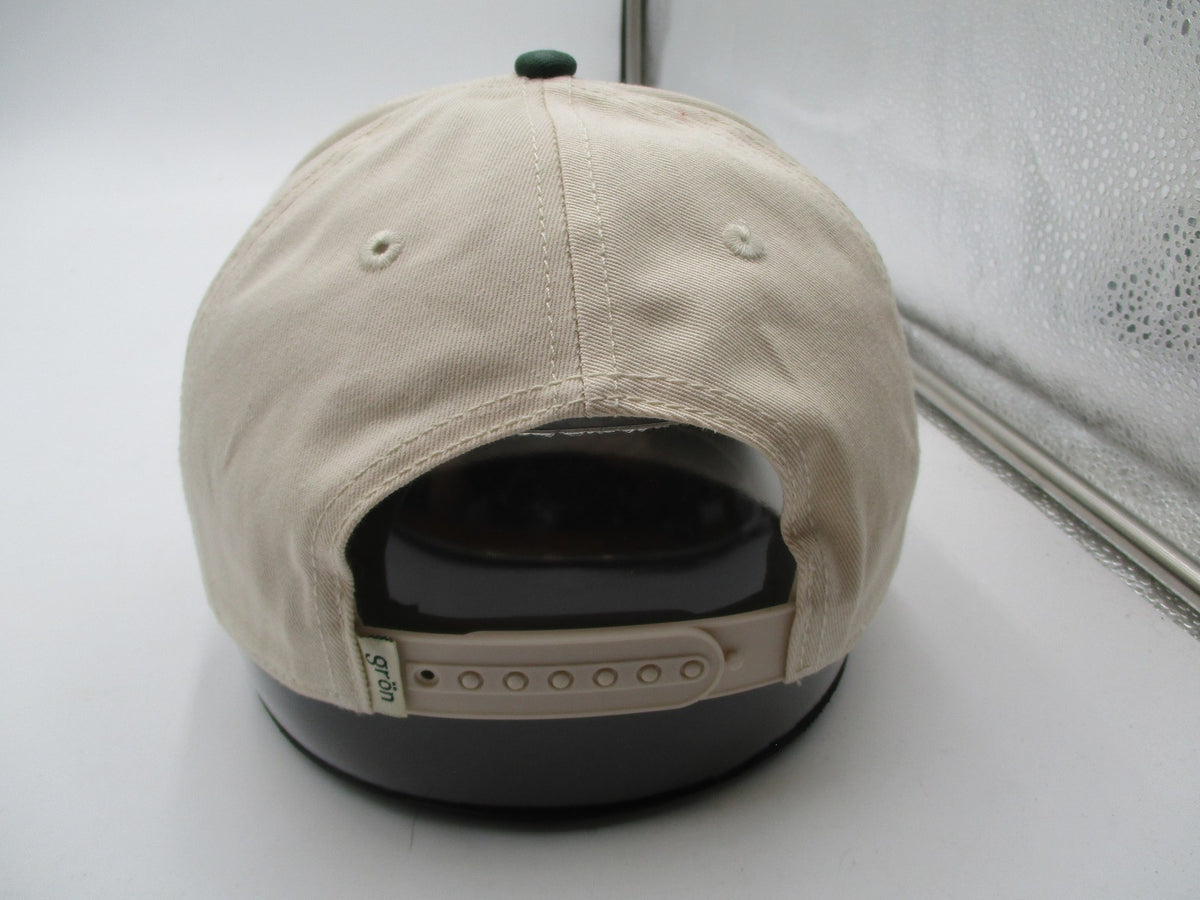 Gron Hat Cap Snap Back Mens One Size Beige Green Athletic Dept Twill Baseball6