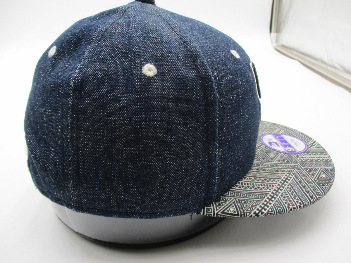 New Jersey Nets Hat Cap Snap Back One Size Blue NBA Basketball Boys New Era8