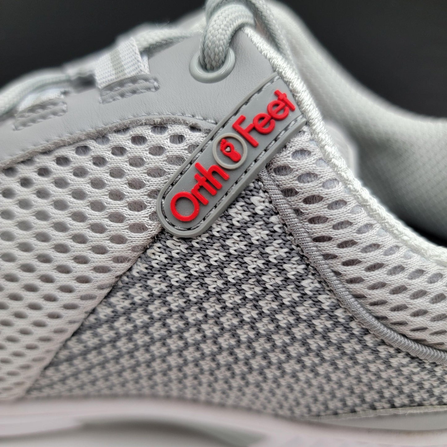 Orthofeet Shoes Men Sz 8 Wide Gray Walking Comfort Mesh Diabetic Sneakers 2E 2632