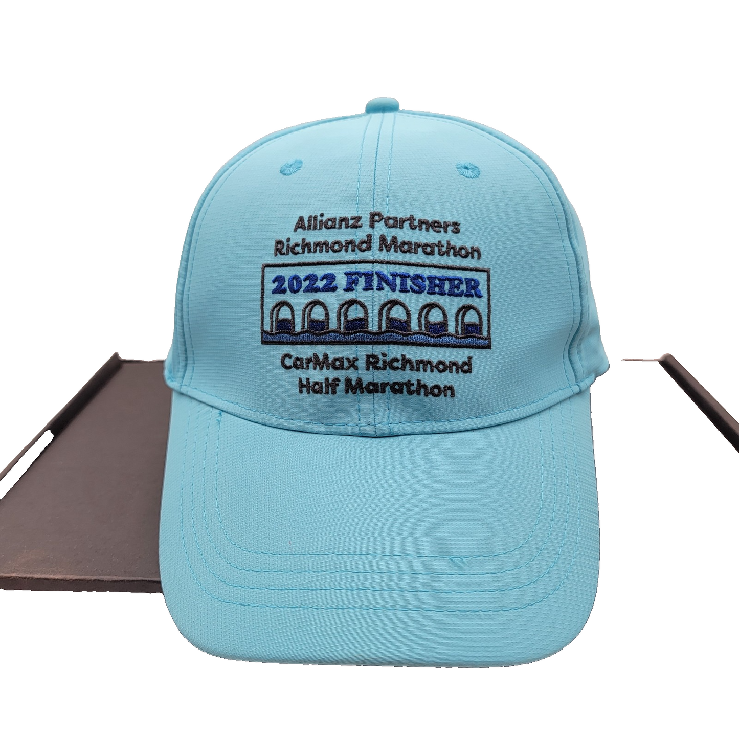 Richmond Marathon Hat Cap Strap Back 2022 Finisher CarMax Half Marathon Mens0