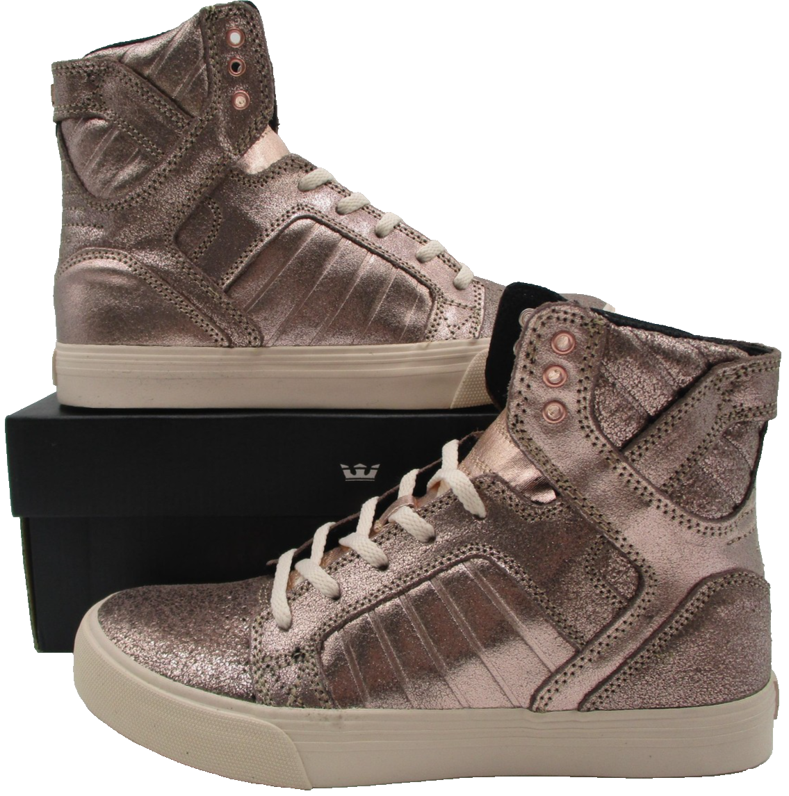 Supra Skytop Muska 001 Shoes Kids Size 5 Rose Gold High Top Skate 58003675M1