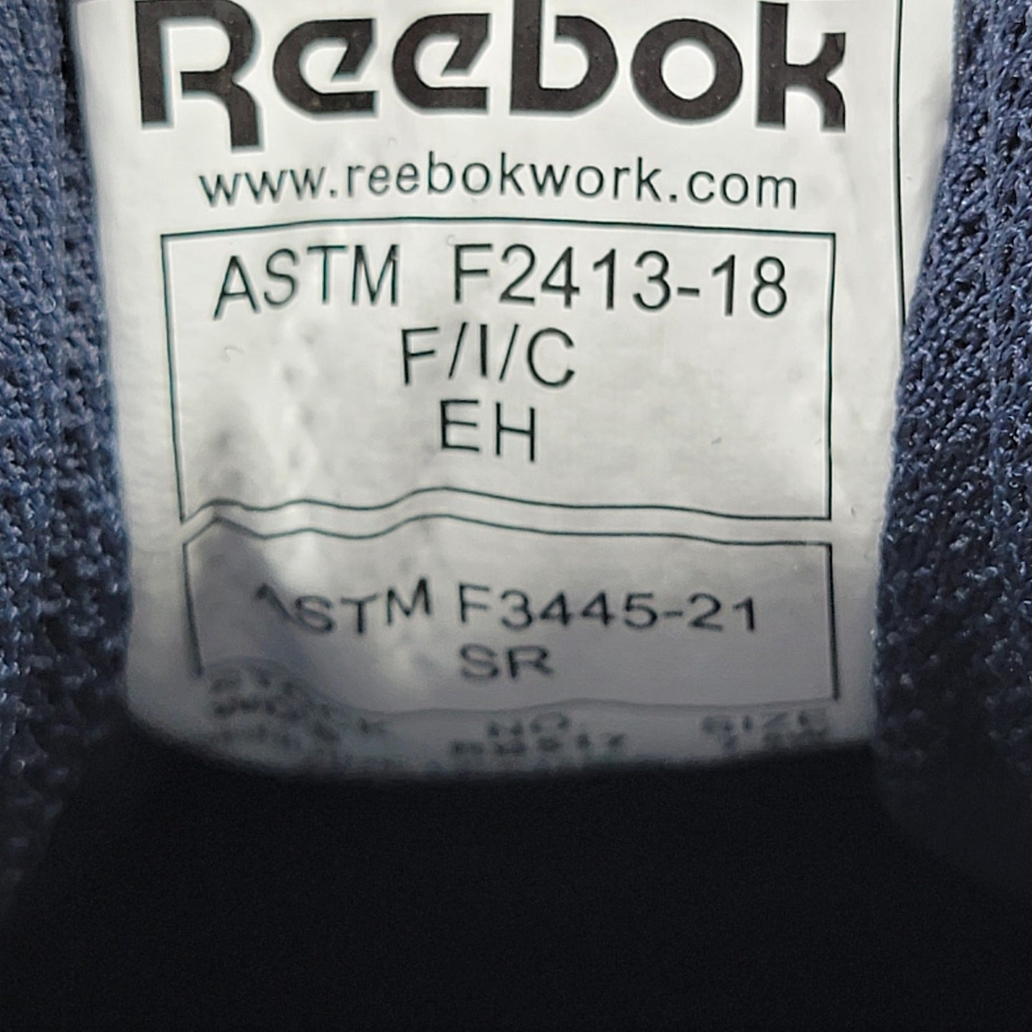 Reebok Floatride Energy Daily Athletic Work Shoe Blue Womens Sz 7.5W RB5176