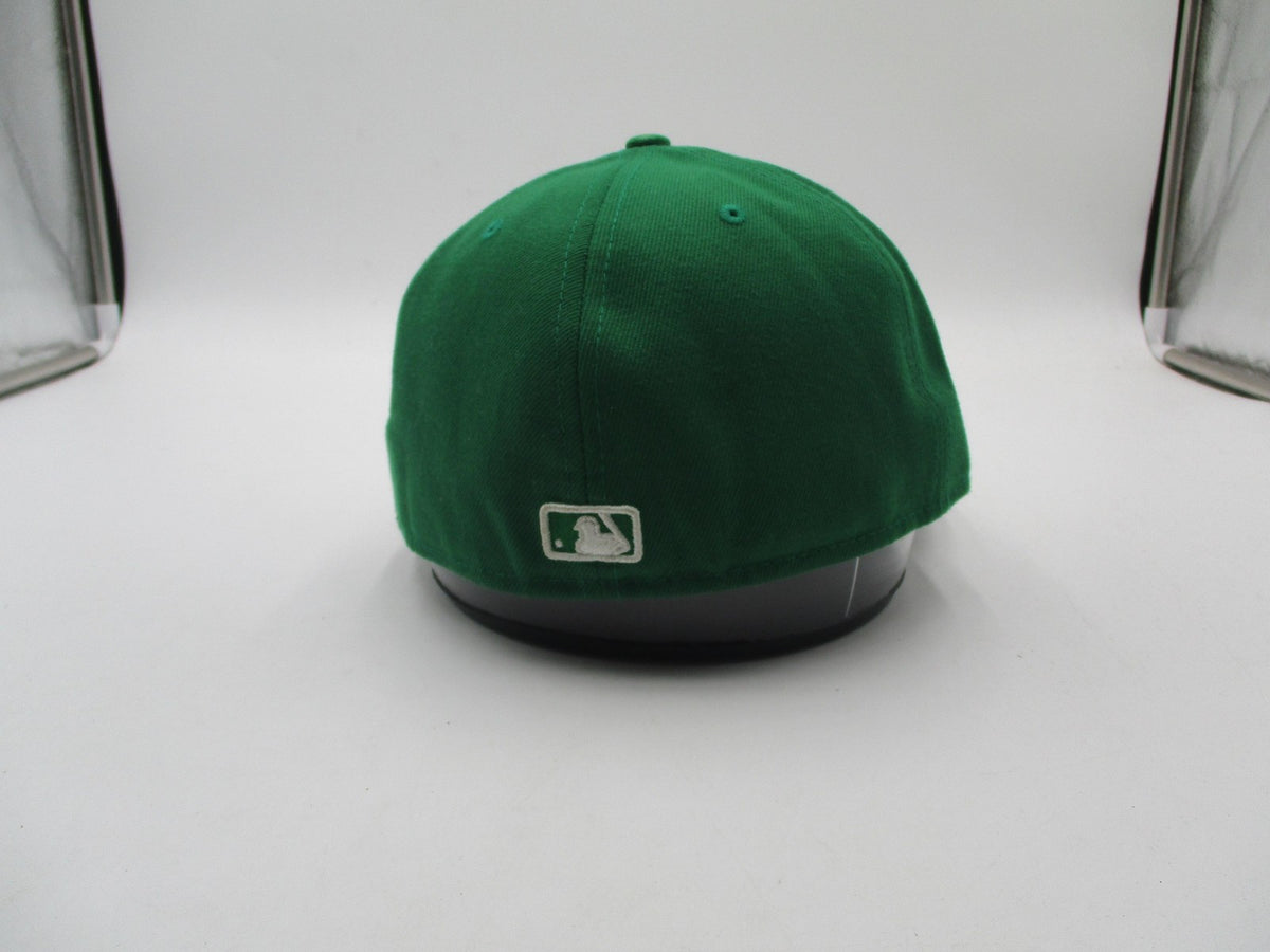 New York Yankees Hat Cap Fitted Mens 7 3/8 Green MLB Baseball 59FIFTY New Era6