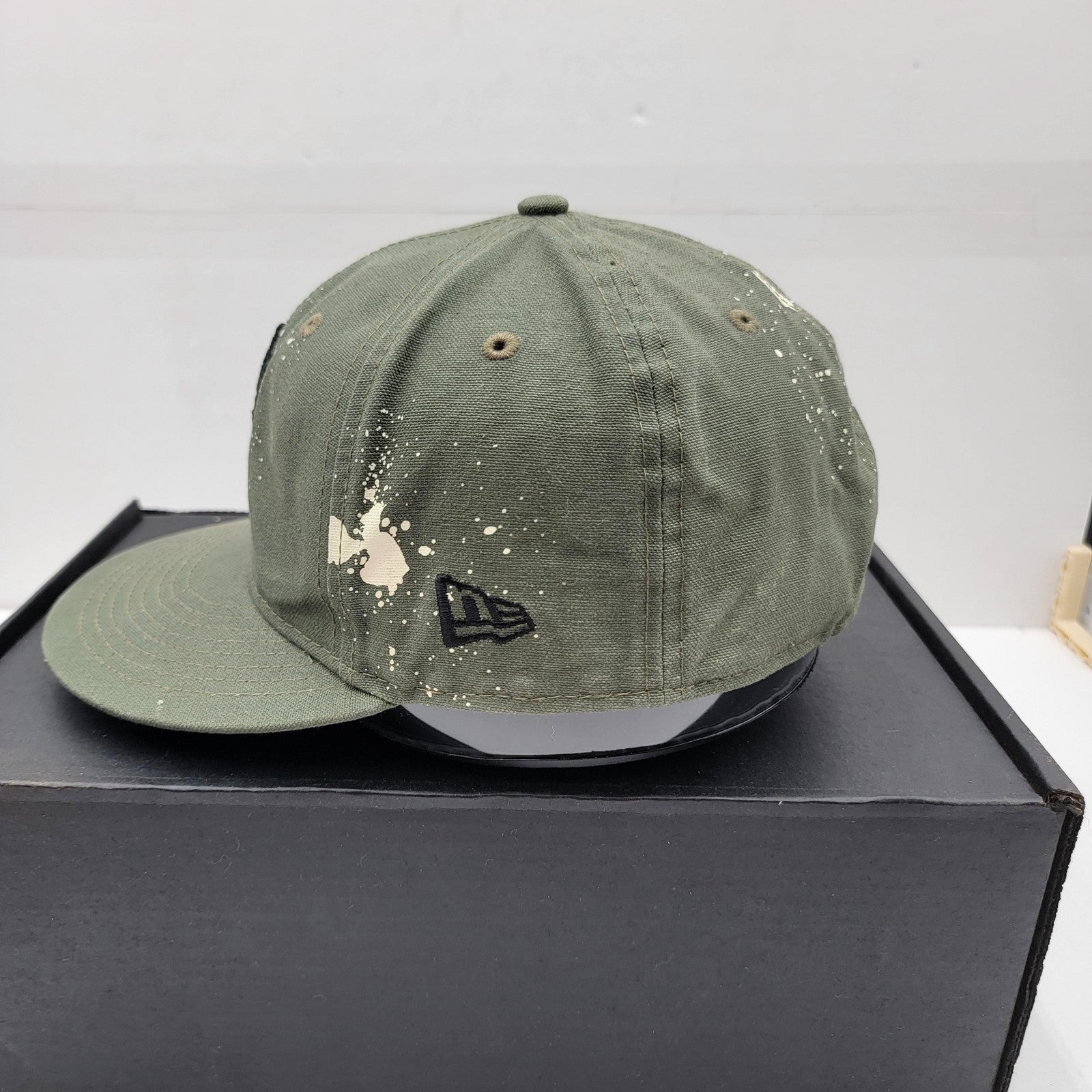 Pittsburgh Pirates Hat Cap Fitted Mens 7 1/4 MLB Baseball Paint Splatter New Era1