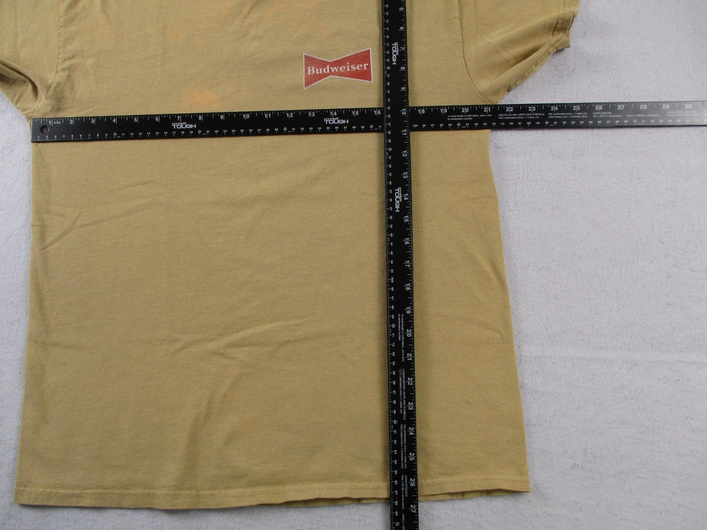 Budweiser In Bottles Shirt Mens Medium Beige PacSun Back Graphic Beer Tee6