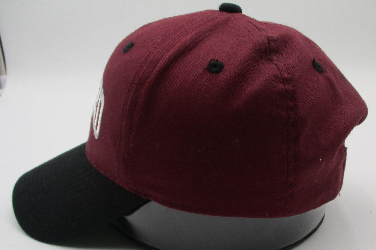 Harvard University Hat Cap Strap Back One Size Red Black NCAA College OC Mens1