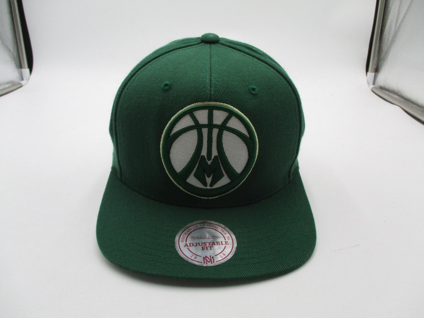 Mitchell & Ness Hat Cap Snap Back One Size Green NBA Basketball Mens Logo2