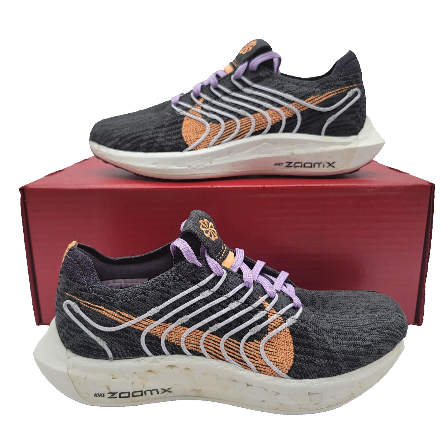 Nike Wmns Pegasus Turbo Next Nature 'Black Peach Purple' Sz 7 DM3414003